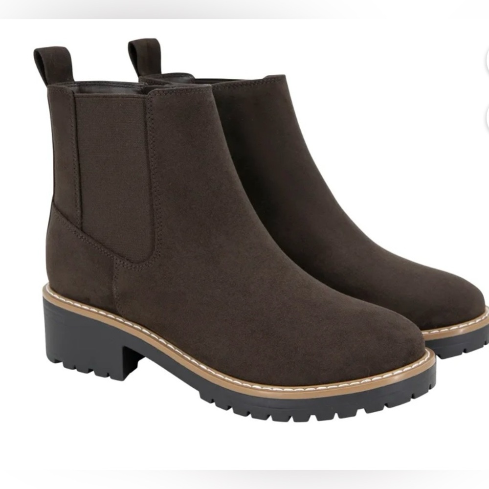 Women's Brown Suede Ankle Boots
